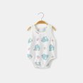 thumbnail image 2 of TAIAOJING Toddler Baby Boys Romper Jumpsuit Onesie Sleeveless Bodysuit Soft Summer Outfits Sets For 1-9 Months Indoor Comfortable Elastic Clothes Comfort 6-12M, 2 of 3