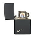 thumbnail image 4 of Zippo Black Matte Pipe Pocket Lighter, 4 of 7
