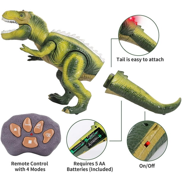 Roaring T-Rex LED Headlamp, Phare de dinosaure pour enfants
