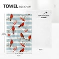 thumbnail image 2 of Winter Birds Cardinal Christmas Decor Kitchen Towels Decorative Set Soft Absorbent Hand Towels for Kitchen Bar Tea Towels Christmas Holiday Decor Gifts 16x24 Inch, 2 of 12