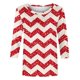 thumbnail image 5 of Fiudx Ofertas Relámpago Blusa Suelta Estampada con Cuello Redondo y Manga 3/4 para Mujer, 5 of 5