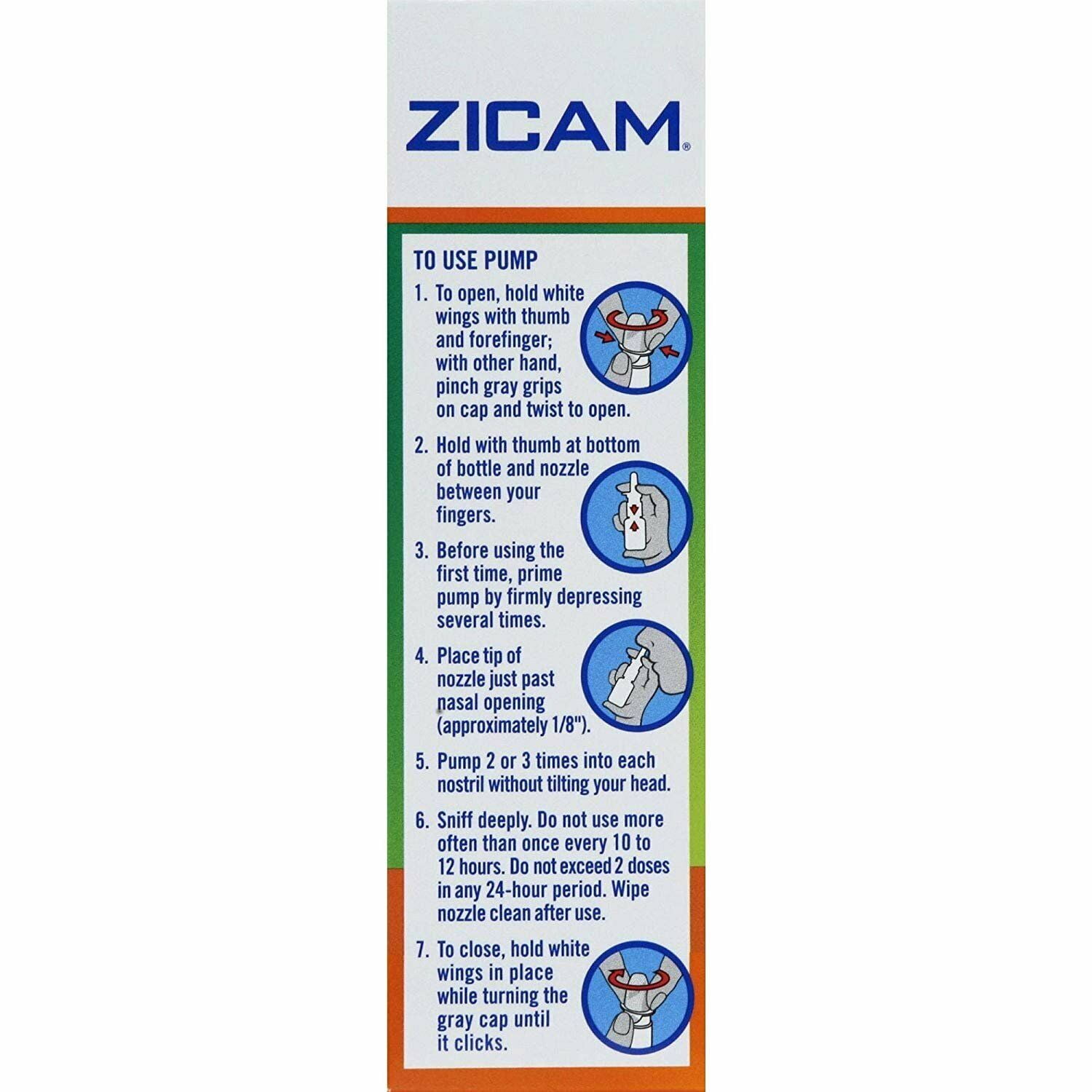 Zicam Nasal Spray Extreme Congestion Relief Colds + Allergies, 0.50 oz, 6 Pack
