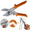 thumbnail image 4 of SZTXJ Adjustable Angle Multi-Angle Miter Snips, Multi-Angle Miter Snips for Cutting Plastic Pe Pvc Cork Slotting Cutters (Orange), 4 of 5