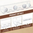 thumbnail image 6 of Osdhezcn Elegant Golf Balls Show Organizers Multipurpose Clear Acrylic Wall Mounted Rack, 6 of 9