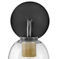 thumbnail image 4 of 85010BK Lark Percy - 1 Light Bath Vanity In Transitional and Classic Style-11 Inches Tall and 5.25 Inches Wide-Black/Lacquered Brass Finish, 4 of 21
