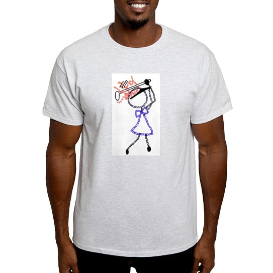 CafePress - Golf Girl Artinjoy Light T Shirt - Men's Classic Cotton T-Shirts