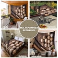 thumbnail image 6 of Baseball Tapestry for Bedroom Wall Hanging Tapestry, Farmhouse Retro Sport Theme Brown Wooden Grain Ceiling Backdrop Tapestries Poster Blanket Wall Decor for Teens Room Living Room Dorm 59" x 79", 6 of 8