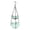 Green, variant on PrimeGo Hanging Bird Feeder for Outdoors Two-Tier Wild Bird Feeder Heart Shaped Seeds And Water Feeder Tray for Outside Garden Patio Deck Yard