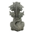 thumbnail image 4 of Ebros Whimsical Garden Dragon Begging For Attention Statue 10.25" H Cute Baby Dragon Panting Faux Stone Resin Finish Figurine, 4 of 5
