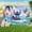 59.06inch*82.6inch, variant on Stitch Birthday Happy Wall background, suitable for indoor/outdoor parties, birthdays, home and garden decoration, tropical birthday party decoration, festival decoration, colorful decoration