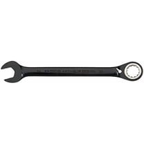 Black Chrome Combo Reversible Ratchet Wrench 7/16" - Spline