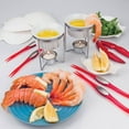 thumbnail image 4 of Fox Run Butter and Sauce Warming Cups Prepare and Serve Ceramic Dish Set of 2, 4 of 5