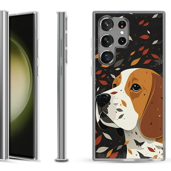 Slim-Fit Fashion Phone Case for Samsung Galaxy S23 Ultra, by OneToughShield ® - Beagle