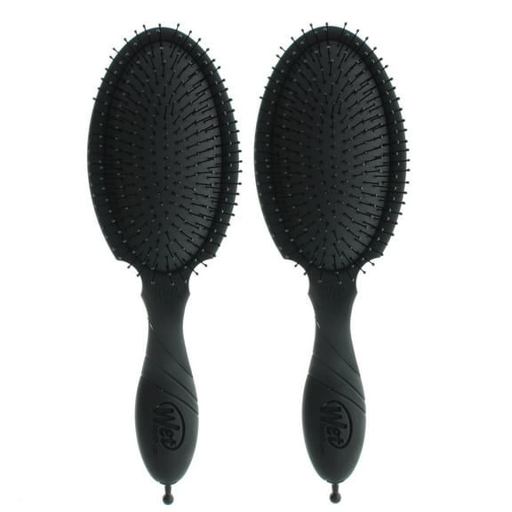 Wet Brush Pro Hair Care Backbar Detangler Professional Black (Pack of 2)