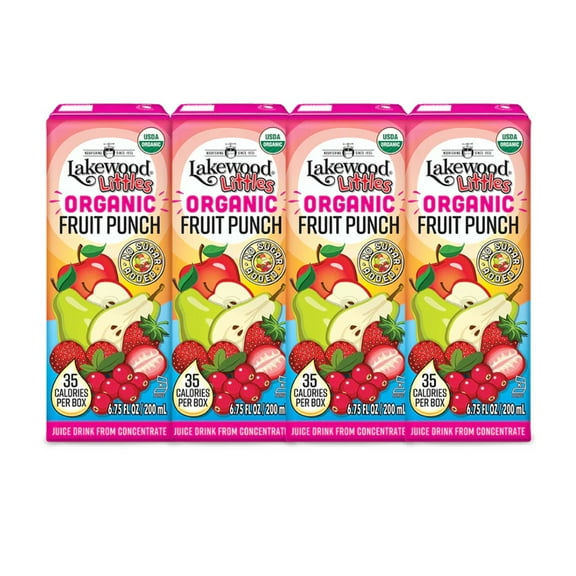 Lakewood juices organic fruit punch 8 count 6.75 oz