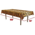 thumbnail image 2 of Beistle Company 54063 Tiger Print Tablecover, 2 of 6