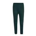 thumbnail image 4 of Pavied Leggings for Women,Yoga Pants Women,Women Low Waisted Opaque Soft Yoga Waisted Slim Pants Solid Length Pants,Petite Pants,Workout Leggings,clearance items！ Green M, 4 of 5