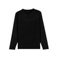 thumbnail image 6 of Women's Casual and Fashionable Lapel Long Sleeve Knitted Solid Color Top Sweater for Stylish and Versatile Outfits,Black,XL, 6 of 6