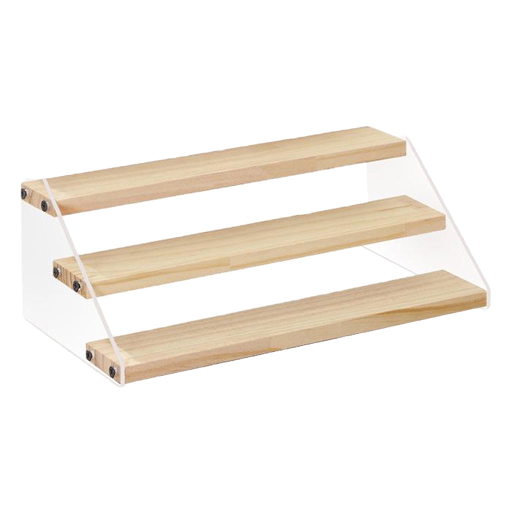 Display Stand Acrylic Nail Jewelery Ornaments Riser Rack Craft Dolls 3 ...