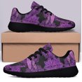 thumbnail image 3 of Dragonfly Purple Mandala Shoes Sneakers for Women Men Black Size 12, 3 of 7