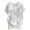 White, variant on Womens Tee Shirts Casual Loose Button Print Boho Tanic Shirt Blouse Tops Plus Size Tops for Women