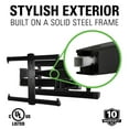thumbnail image 6 of SANUS Premium Full Motion TV Wall Mount for TVs Up to 90" - Smooth Extension, Swivel & Tilt, Black Finish, 6 of 6