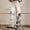 Khaki, variant on Womens Wide Leg Pants Elastic Landscape Painting Printed High Waist Pants Lightweight Casual Pant Summer Green
