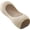 White, variant on Organic Buckwheat Cervical Neck Pillow, Provide Firm Support Neck Roll, Ergonomic Neck Support Bolster for Side & Back Sleepers, Spine Alignment (Brown)