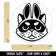 thumbnail image 2 of Easter Cat with Bunny Ears Spring Self-Inking Rubber Stamp Ink Stamper for Stamping Crafting Planners - 1/2 Inch Mini - UV Ink, 2 of 5