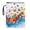 Guitar Butterfly Pattern, variant on HELLHERO Musical Note Pattern Book Organizer Bag Carrying Book Case Polyester Zipper Book Sleeve Cover with Washable for Books, Magazines, and Stationery
