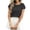 Black, variant on Stichou Women's Sweater Vest Spring Summer Cap Sleeve Crew Neck Casual Loose Knit Business Tops Western Vacation Outfits Brown S