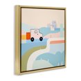 thumbnail image 4 of Stupell Industries Imagination On Wheels Landscape Painting Gold Floater Framed Art Print Wall Art, 25 x 25, 4 of 10