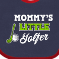 thumbnail image 4 of Inktastic Mommy's Little Golfer with Golf Club and Ball Boys or Girls Baby Bib, 4 of 4