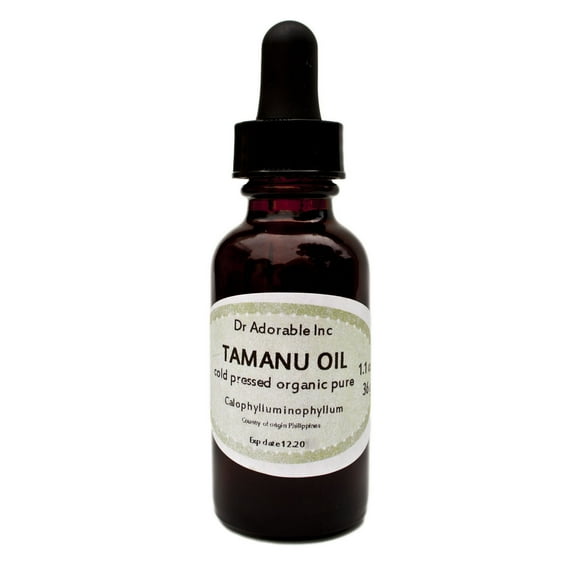 Dr.Adorable -Tamanu / Foraha 100% Pure Cold Pressed Organic Natural 1 Oz with a dropper