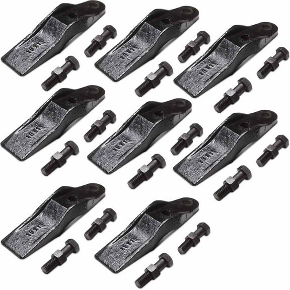 8 1324720 Bucket Teeth CAT 277 287 297 287B Unitooth Dig w/ Bolt Nut Retainer