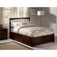 thumbnail image 2 of Leo & Lacey Mission Full Wood Platform Bed and Twin Trundle in Walnut, 2 of 9