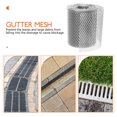thumbnail image 3 of OULII 1 Set of Silver Gutter Guard Screen Drainage Protection for Outdoors, 3 of 7