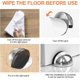thumbnail image 4 of Set of 4 Door Stops, Stainless Steel Door Stops and Stoppers with Rubber Bumpers, Door Stops to Protect Doors, Walls and Furniture (Silver), 4 of 4