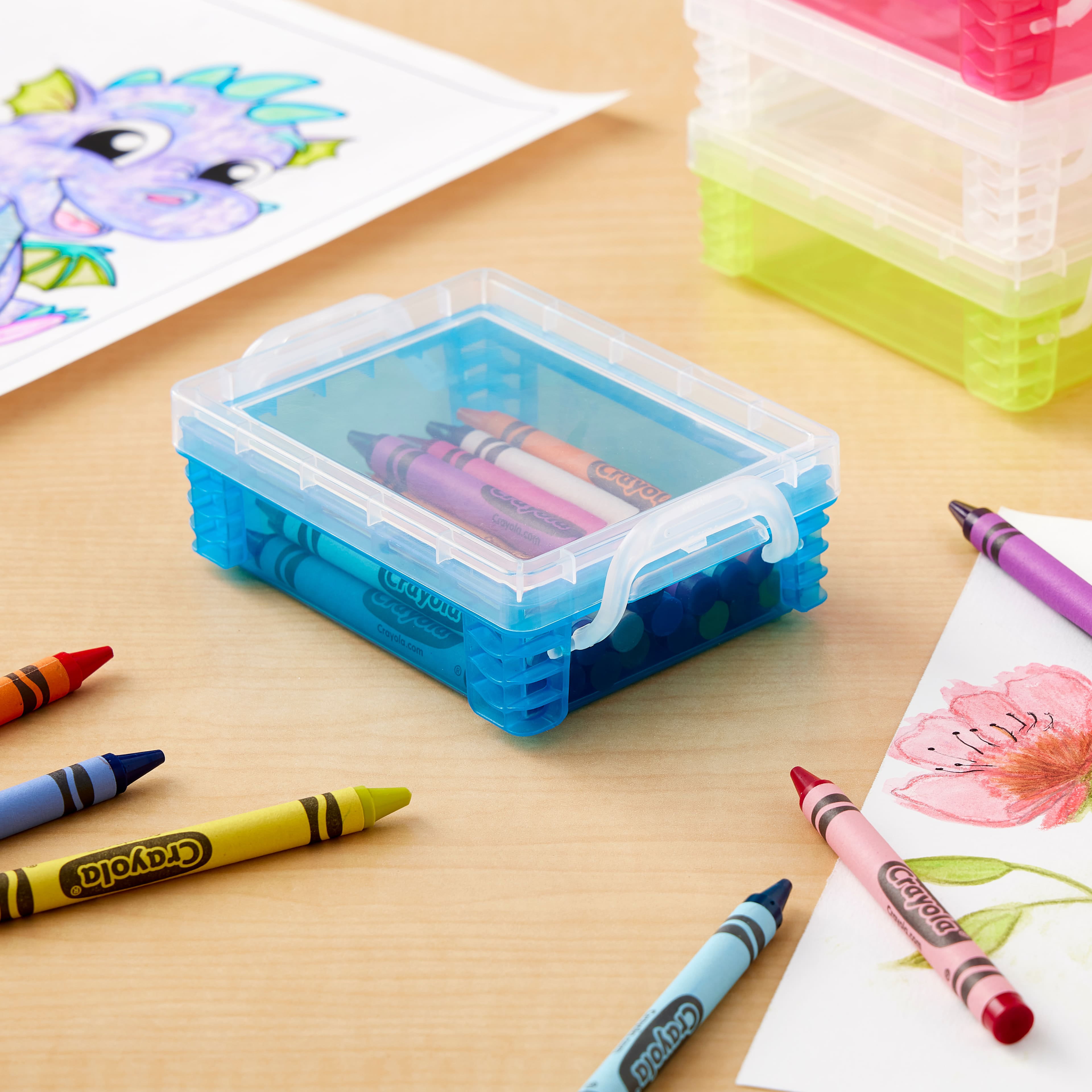 Kids stackable 6 color plastic crayon TK-CP03 - TSKY STATIONERY CO.,LTD