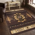 thumbnail image 4 of Tribes Gc_Yls4005 Brown 2 Ft. 7 In. X 7 Ft. 3 In. Southwest Area Rug,Brown Polypropylene Household Supplies Décor Rugs, 4 of 6