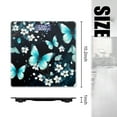 thumbnail image 2 of High Precision Body Weight Scale Smart Bathroom Scales with Large LCD Display(400lbs),Decorative for Bedroom-Beautiful Turquoise Butterflies Flying Around White Flowers, 2 of 4