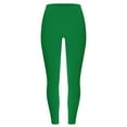 thumbnail image 4 of lcziwo Lightening Sale, Seamless Leggings for Women 2025 St Patricks Day Shamrock Clover Print Yoga Pants Casual High Waisted Tummy Control Stretchy Tight Leggings Green L, 4 of 5