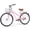 Pink Pastel, variant on Hykolity 26 in Cruiser Bike Beach Bicycle for Women Comfortable City Bike Commuter Cycling Adult Rider Height 60-72 in with Rear Rack and Basket Pink Pastel