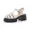 White, variant on Womens Platform Chunky Heels Sandals Gladiator Ankle Strap Heels Lug Sole Summer Fisherman Y2K Shoes