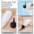 thumbnail image 2 of Transparent Plastic Hair Dye Applicator Bottle with Angled Tip and Squeeze Design for Home Use, 4pcs, 2 of 9