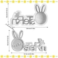 thumbnail image 4 of Billuyoard Molde de silicona de Pascua, molde de fundición de conejito 3D para decoración de primavera, molde de silicona, molde de yeso de Kits para hacer velas, 4 of 4