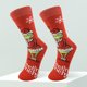 thumbnail image 3 of Calcetines acogedores estilo navideño, cómodos calcetines para dormir en casa para niños y adultos Ygjytge Rojo mujer, 3 of 5