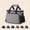 Gray, variant on Norcho Large Insulated Lunch Bag Cooler Tote for Adults, Soft Lunch Box for Men and Women, 24-Can (15L), Black