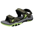 thumbnail image 1 of Dsscvnef Men's Beach Summer Sandals Outdoor Sports Two Way Comfortable Lightweight Breathable Durable, 1 of 7