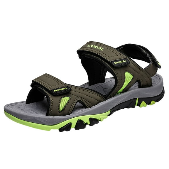 LUOGENLI Male Sandals For Men Size 11 With Adjustable Front Men Shoes Beach Shoes Summer Sandals Two Way Outdoor Sports Sandals And Slippers Sandals For Men Size 9.5 Slippers For Men Wide 42